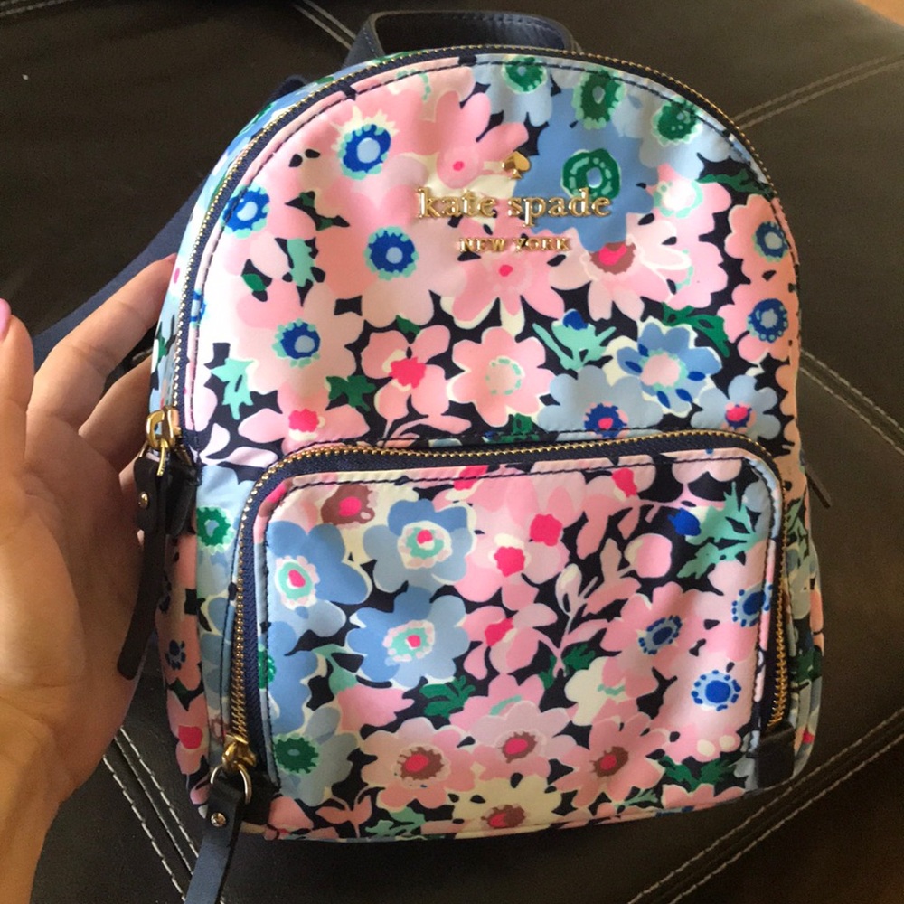 Kate spade floral small backpack